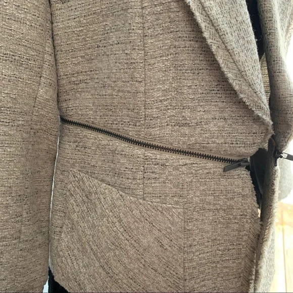 Classiques Entier Fringe Tweed Open Front Blazer - Picture 6 of 13